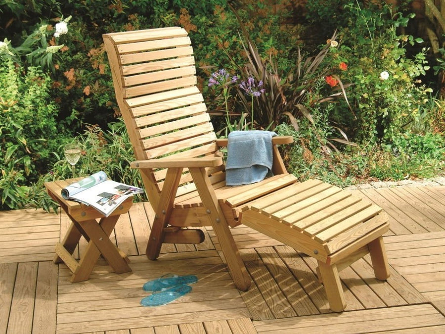 Elli High Back Chair with Flip Leg