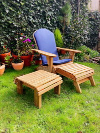 Thumbnail for Adirondack Chair Bundle with Cushion, Footrest and Stool