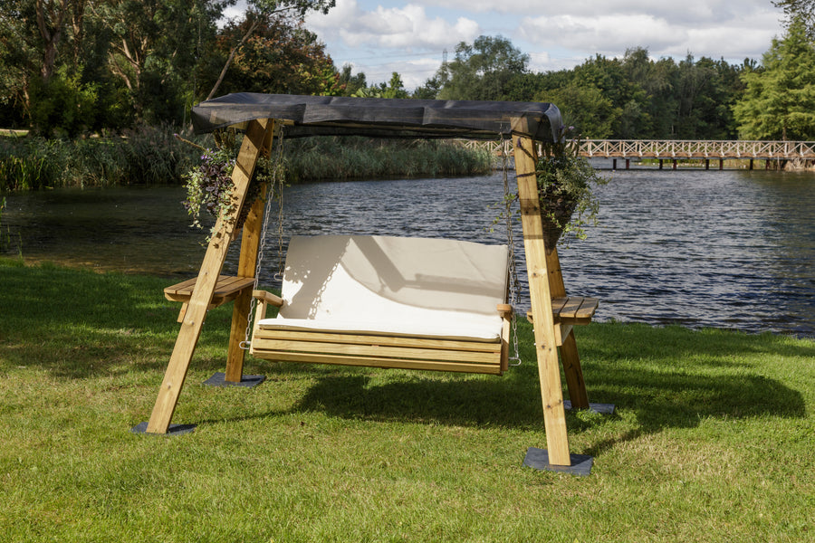 Lilli 2 Seat Swing Bundle with Canopy and Cushion