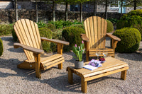 Thumbnail for Two Adirondack Chairs Bundle with Cushions, and Clara Coffee Table