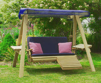 Thumbnail for Lilli 2 Seat Swing Bundle with Canopy, Cushion and Footrest