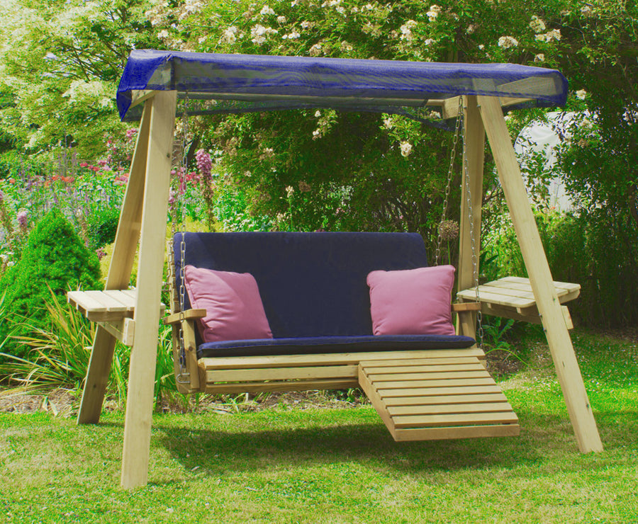 Lilli Wooden Swing with Canopy and Cover