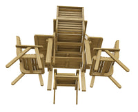Thumbnail for Amelia Table 145 x 100 cm plus 4 Elli Chairs