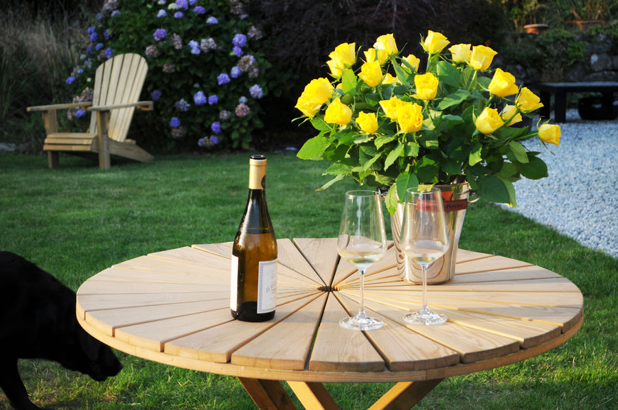 Sunshine 100 cm Round Garden Table